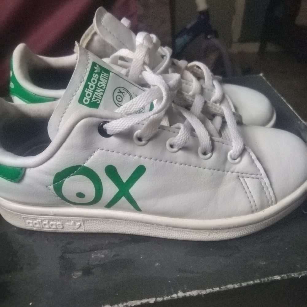 Adidas Kids Sneakers - White and Green
